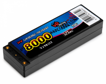 Li-Po Batteri 2S 7,6V 8000mAh 70C EFRA2019 i gruppen Fabrikat / V/W / Vapex / Li-Po Batterier hos Minicars Hobby Distribution AB (VP98652)