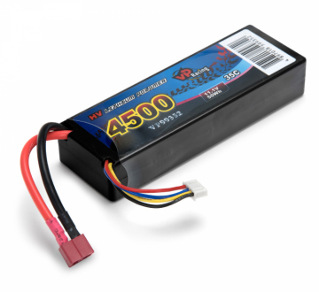 Li-Po Batteri 3S 11,1V 4500mAh 35C Hard T-kontakt i gruppen Fabrikat / V/W / Vapex / Li-Po Batterier hos Minicars Hobby Distribution AB (VP99352)