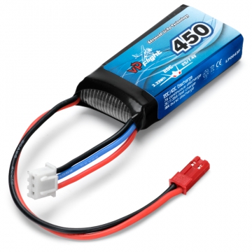 Li-Po Batteri 2S 7,4V  450mAh 20C BEC-Kontakt i gruppen Fabrikat / V/W / Vapex / Li-Po Batterier hos Minicars Hobby Distribution AB (VPLP0043F)