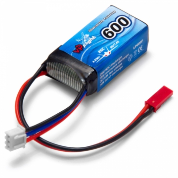 Li-Po Batteri 2S 7,4V  600mAh 25C JST-RCY (BEC) i gruppen Tillbehr & Delar / Batterier & Tillb. hos Minicars Hobby Distribution AB (VPLP005F)