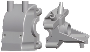 Gearbox Case Front/Rear