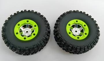 Tire & Wheel Right Green (2)