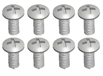 Phillips Screw M4x12mm (8)