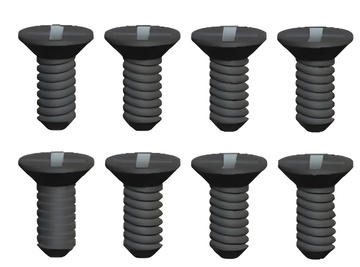 Phillips Countersunk Screw M3x10mm (8)