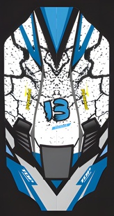 Bodyshell & Wing Blue