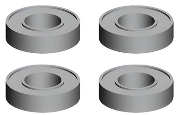 Kullager 6.35x9.525x3.175mm (4)