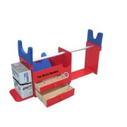 Fältlåda 57-92x20x32cm rö