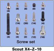 Skruvsats Scout X4-Z-10