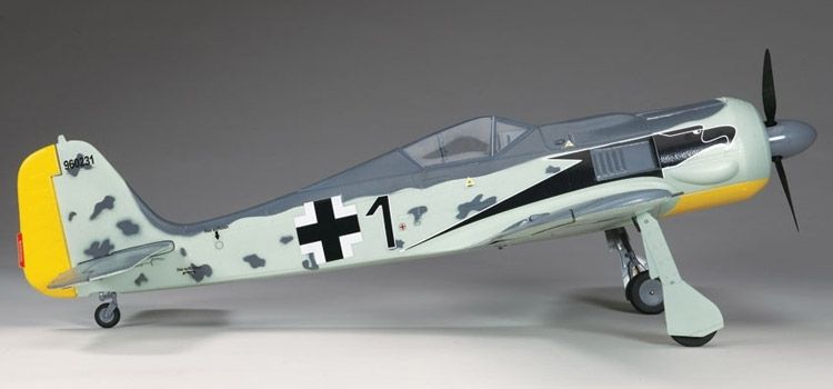 Focke Wulf FW190 1130mm s, Flyzone i Flygplan