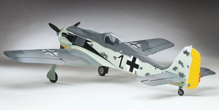 Focke Wulf FW190 1130mm s, Flyzone i Flygplan