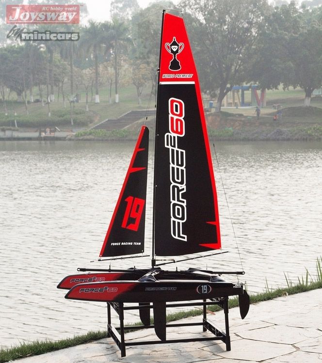 force 2 60 rc catamaran