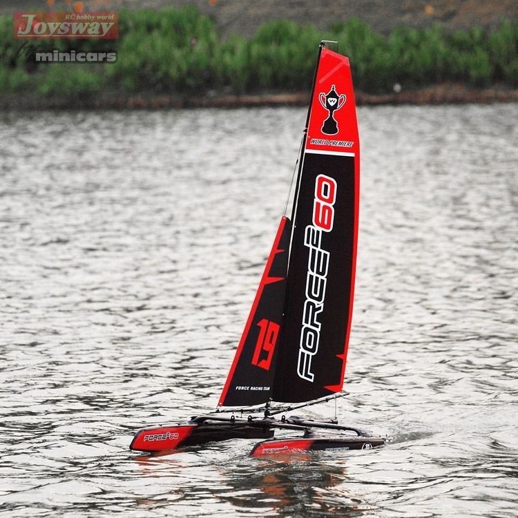 force 2 60 rc catamaran