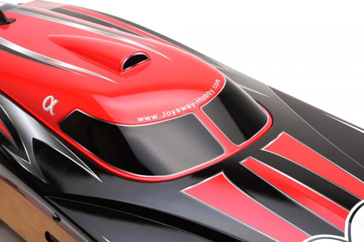 Joysway Alpha 1000mm Brushless V-Boat ARTR Red Joysway Alpha 1000mm Brushless V-Boat ARTR Red