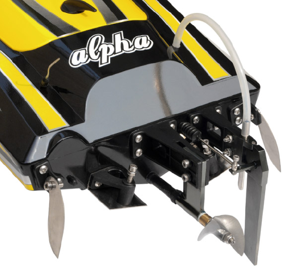 alpha rc boat
