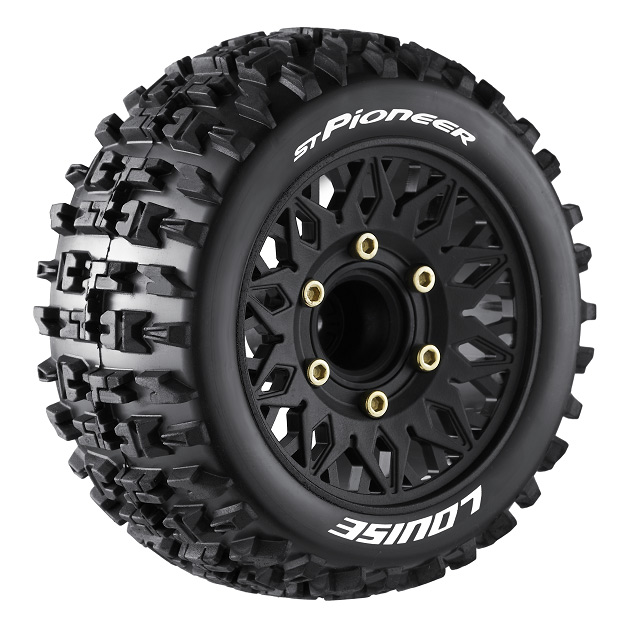 Louise Tires & Wheels ST-ROCK 1/10 Soft (Removable 12, 14 & 17mm Hex) (2) Louise Tires & Wheels ST-ROCK 1/10 Soft (Removable 12, 14 & 17mm Hex) (2)