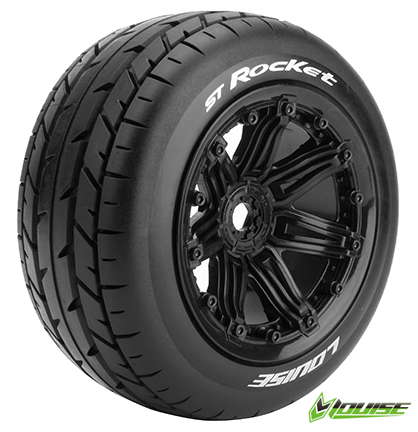 Louise Tires & Wheels ST-VIPER 1/8 Truck (Beadlock) Black (2) LT3289B Louise Tires & Wheels ST-VIPER 1/8 Truck (Beadlock) Black (2) LT3289B