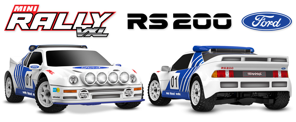 Traxxas Mini Rally VXL Ford RS200