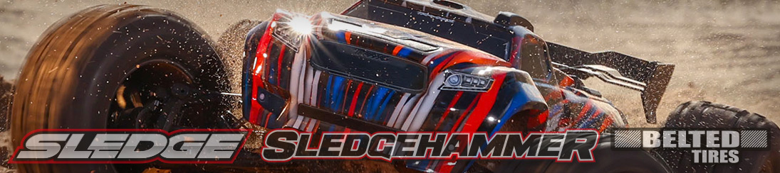 Traxxas Sledge 6s with Belted Tires