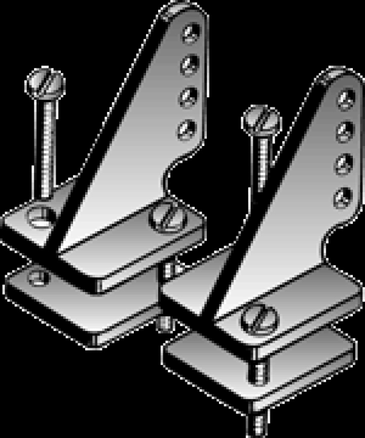 Roderhorn 1/2A 19mm 1pr i gruppen Katalog / Fabrikat / D / Du-Bro / Roderhorn & Gångjärn hos Minicars Hobby Distribution AB (13107)