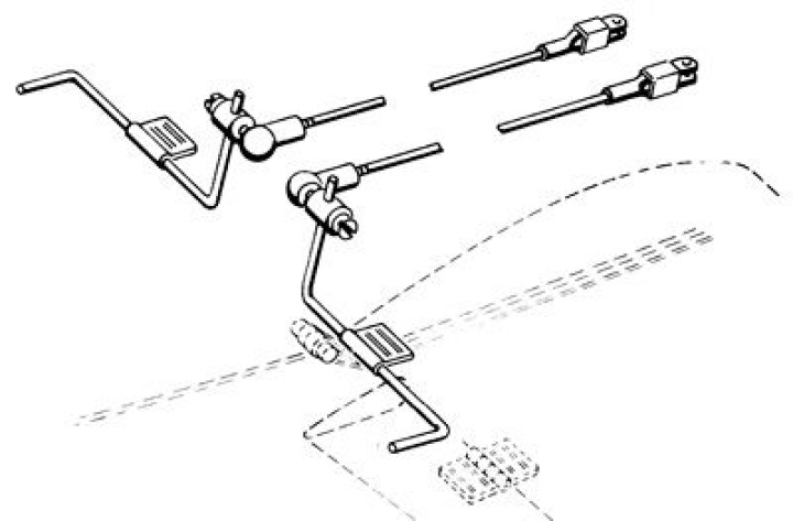 Skevroderhorn sats i gruppen Katalog / Fabrikat / D / Du-Bro / Övriga Tillbehör hos Minicars Hobby Distribution AB (13186)
