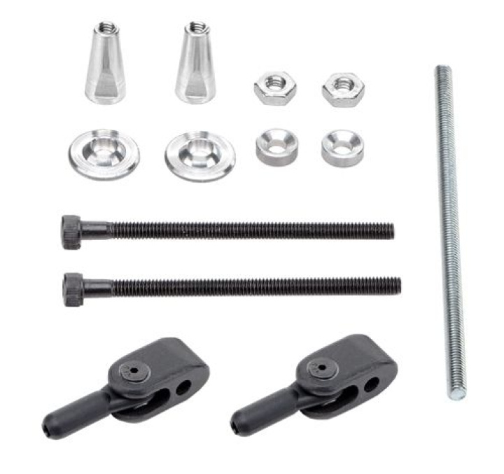 Heavy Duty Clevis Horn System (8-32)(1set/pkg) i gruppen Katalog / Fabrikat / D / Du-Bro / Roderhorn & Gångjärn hos Minicars Hobby Distribution AB (133355)
