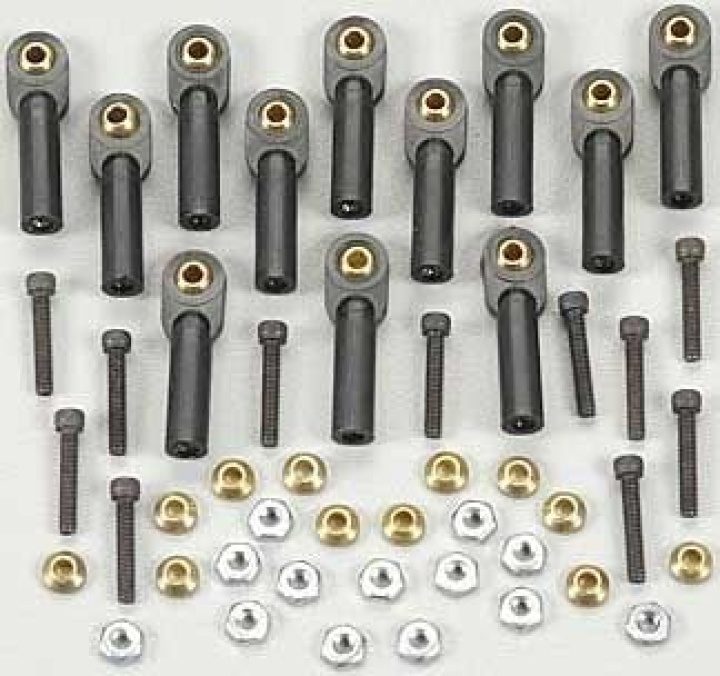 Kulled 2-56 för 2-56 tråd (12) i gruppen Katalog / Fabrikat / D / Du-Bro / Övriga Tillbehör hos Minicars Hobby Distribution AB (13860)