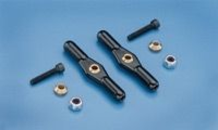 Kullink 4-40 Dubbel för 4-40 tråd (2) i gruppen Katalog / Fabrikat / D / Du-Bro / Övriga Tillbehör hos Minicars Hobby Distribution AB (13902)
