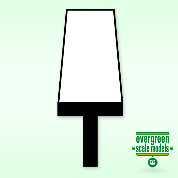 T-Profil 3.6x3.6x1.2mm 35cm lång (3) i gruppen Katalog / Fabrikat / E / Evergreen / Profiler 35cm hos Minicars Hobby Distribution AB (150766)