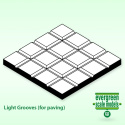 Trottoar 1x150x300mm 3.2x3.2mm