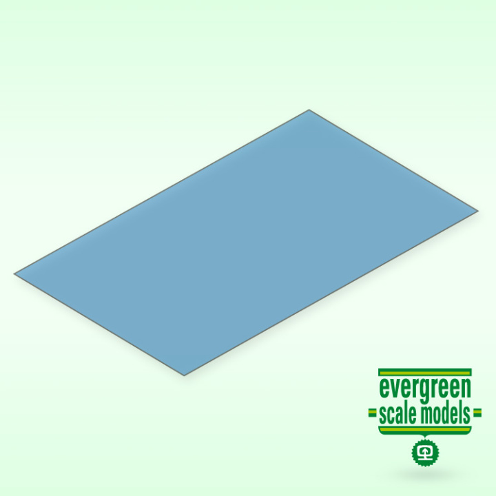 Skiva Blå transparent 0.25x150x300 mm (2) i gruppen Katalog / Bygghobby / Byggmaterial hos Minicars Hobby Distribution AB (159902)