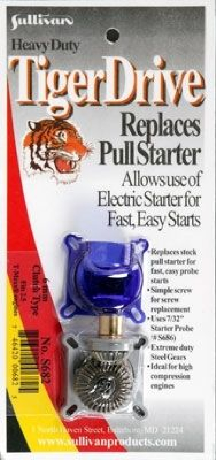 TigerDrive 6mm 90gr.Traxxas i gruppen Katalog / Fabrikat / S / Sullivan / Elstarter m. Tillbehör hos Minicars Hobby Distribution AB (38682)