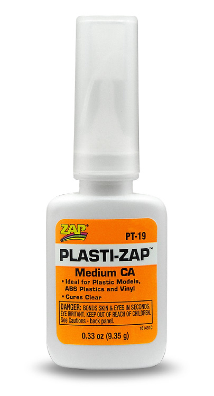 ZAP Plastic CA+ 0.33oz 9.35g i gruppen Katalog / Bygghobby hos Minicars Hobby Distribution AB (40PT19)