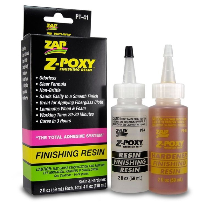 PT-41 Z-Poxy Finishing Resin 118ml i gruppen Katalog / Fabrikat / Z / ZAP / ZAP Lim hos Minicars Hobby Distribution AB (40PT41)