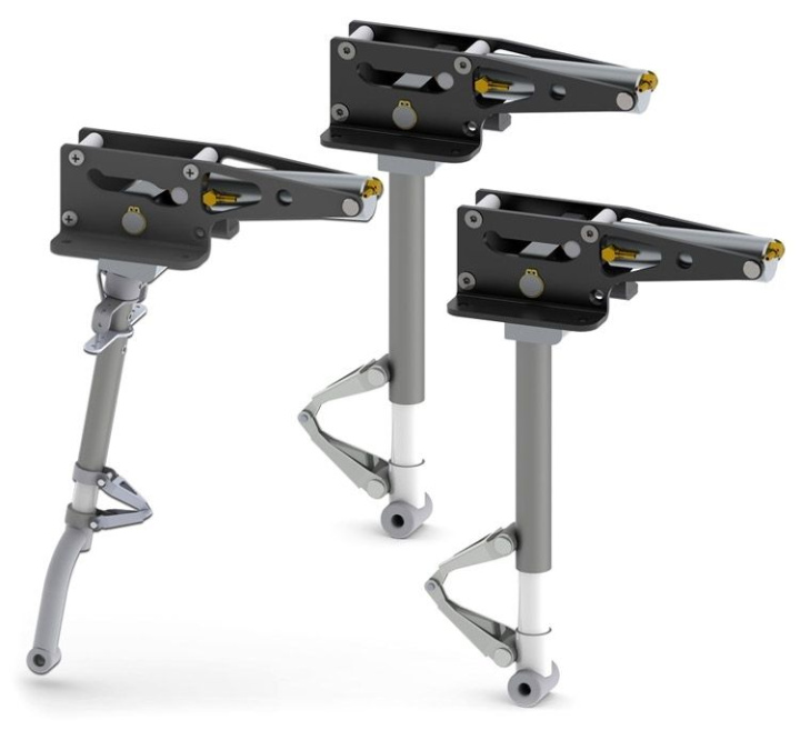 Landställ set Top Flite B-25* i gruppen Katalog / Fabrikat / R / Robart / Landställ 9-25Kg hos Minicars Hobby Distribution AB (40TFB25)