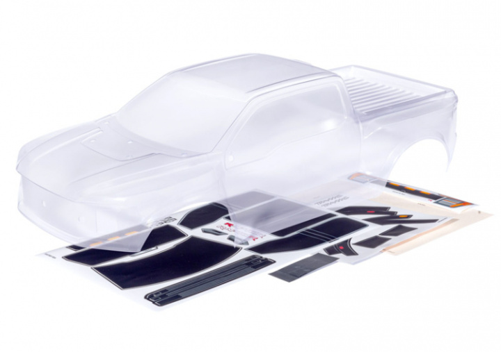 Kaross Ford Raptor R Omålad i gruppen Katalog / Fabrikat / T / Traxxas / Karosser & Tillbehör hos Minicars Hobby Distribution AB (4210111)