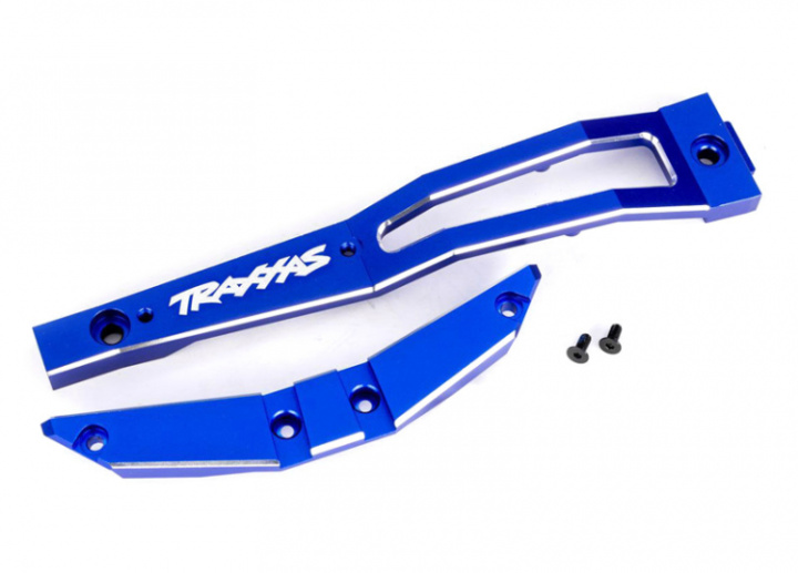 Chassistag Fram Alu Blå Maxx Slash i gruppen Katalog / Fabrikat / T / Traxxas / Tillbehör hos Minicars Hobby Distribution AB (4210221-BLUE)