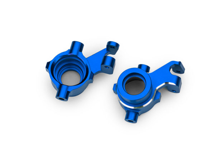 Styrspindel Alu Blå (Par) Maxx, Maxx Slash i gruppen Katalog / Fabrikat / T / Traxxas / Reservdelar hos Minicars Hobby Distribution AB (4210237-BLUE)
