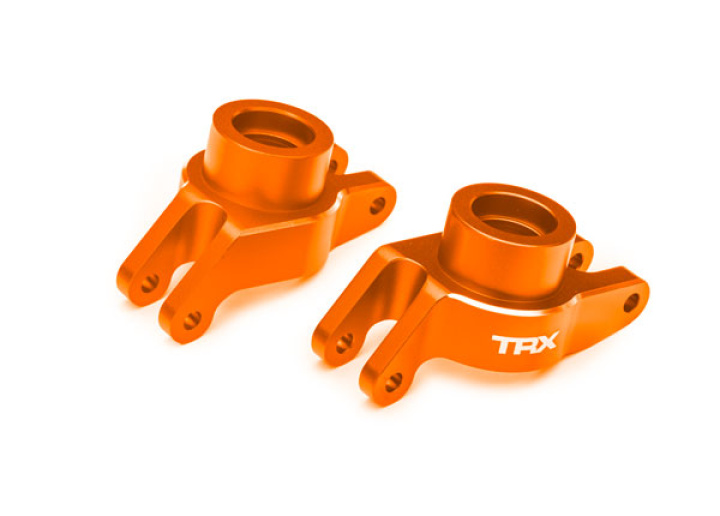 Hjulaxelhållare Bak Alu Orange (Par) Maxx, Maxx Slash i gruppen Katalog / Fabrikat / T / Traxxas / Reservdelar hos Minicars Hobby Distribution AB (4210252-ORNG)