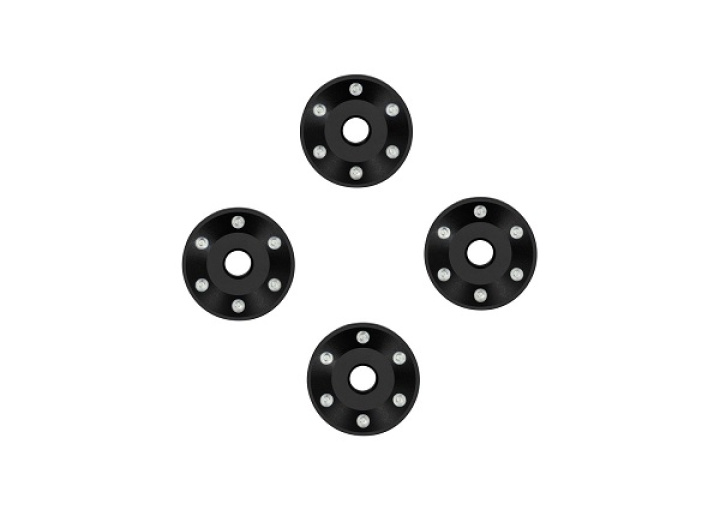 Hjulbrickor Alu Svart (4) Maxx Slash i gruppen Katalog / Fabrikat / T / Traxxas / Reservdelar hos Minicars Hobby Distribution AB (4210257-BLK)