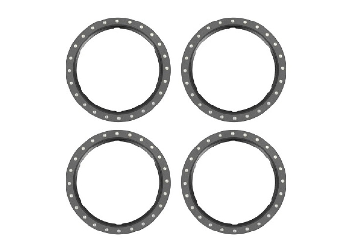 Beadlock Rings Alu Grå (Pro Scale Wheel Alu System) (4) i gruppen Katalog / Fabrikat / T / Traxxas / Reservdelar hos Minicars Hobby Distribution AB (4210276-GRAY)