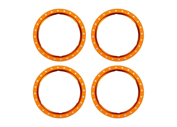 Beadlock Rings Alu Orange (Pro Scale Wheel Alu System) (4) i gruppen Katalog / Fabrikat / T / Traxxas / Däck & Fälg hos Minicars Hobby Distribution AB (4210276-ORNG)