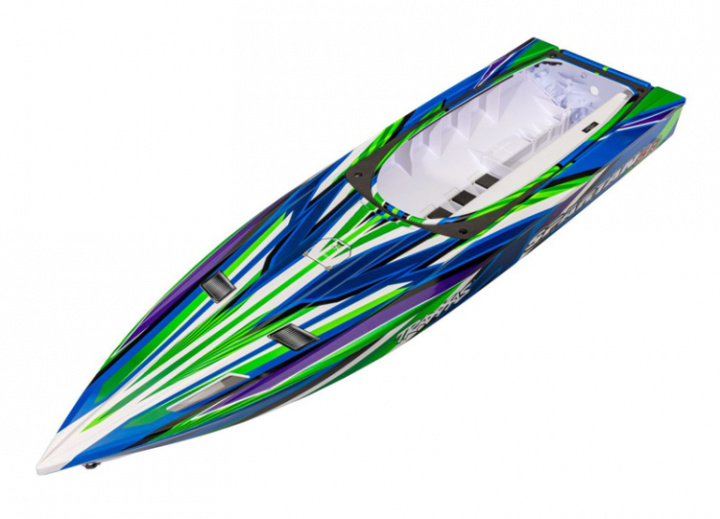 Skrov Grön Spartan SR i gruppen Katalog / Fabrikat / T / Traxxas / Reservdelar hos Minicars Hobby Distribution AB (4210315-GRN)