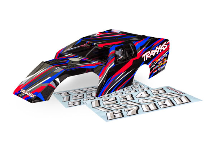 Kaross Mudboss Röd i gruppen Katalog / Fabrikat / T / Traxxas / Karosser & Tillbehör hos Minicars Hobby Distribution AB (4210411-RED)