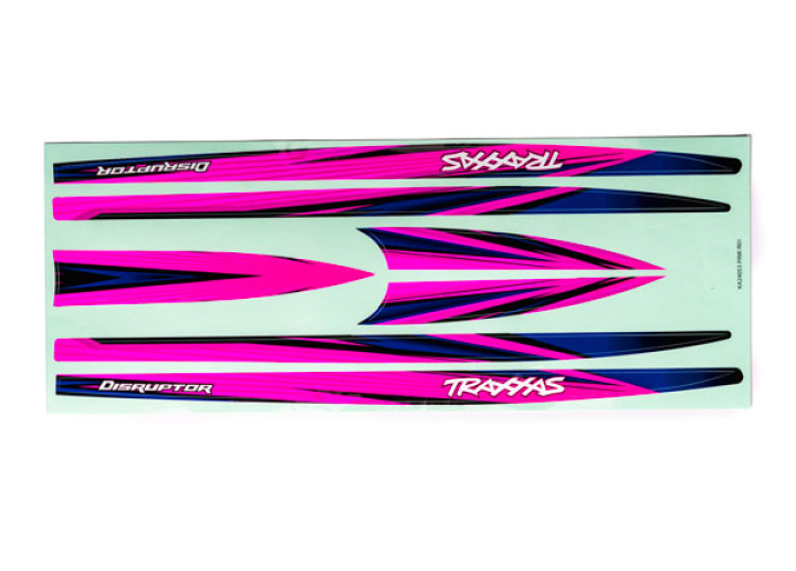 Dekaler Skrov Rosa Disruptor i gruppen Katalog / Fabrikat / T / Traxxas / Karosser & Tillbehör hos Minicars Hobby Distribution AB (4210698-PINK)