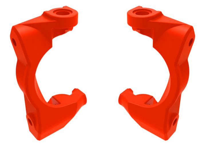 Styrspindelhållare (Caster Block) Röd (Par) Mini Maxx i gruppen Katalog / Fabrikat / T / Traxxas / Reservdelar hos Minicars Hobby Distribution AB (4210732-RED)