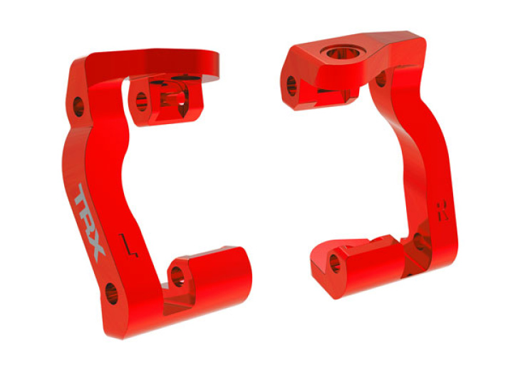 Styrspindelhållare (Caster Block) Alu Röd (Par) Mini Maxx i gruppen Katalog / Fabrikat / T / Traxxas / Reservdelar hos Minicars Hobby Distribution AB (4210733-RED)