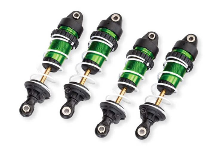 Stötdämpare GTR Long Komplett Grön (4) i gruppen Katalog / Fabrikat / T / Traxxas / Reservdelar hos Minicars Hobby Distribution AB (4210765-GRN)
