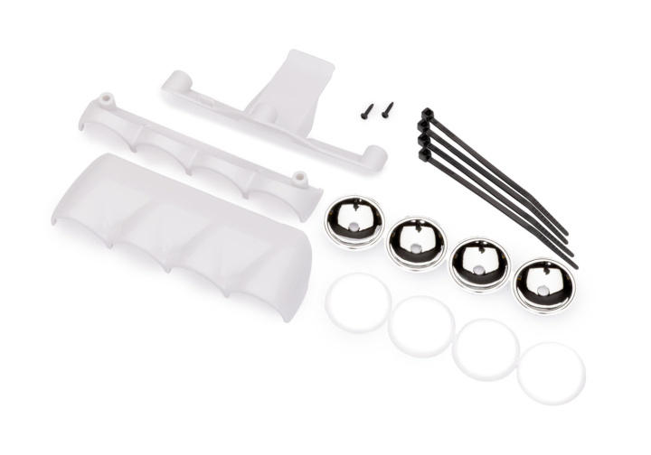 Extraljus (LED-ljus Ingår Ej) Mini Rally Ford RS200 i gruppen Katalog / Fabrikat / T / Traxxas / Reservdelar hos Minicars Hobby Distribution AB (4210884-WHT)