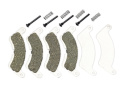 Bromsbelägg Fram + Fjäder Set Funco Sand Car