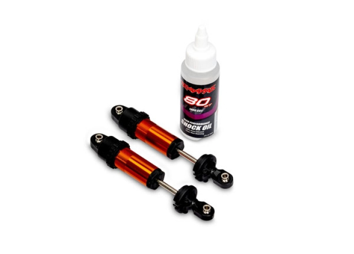 Stötdämpare GT-Maxx Fram Alu Orange (2) Funco Sand Car i gruppen Katalog / Fabrikat / T / Traxxas / Reservdelar hos Minicars Hobby Distribution AB (4210961-ORNG)